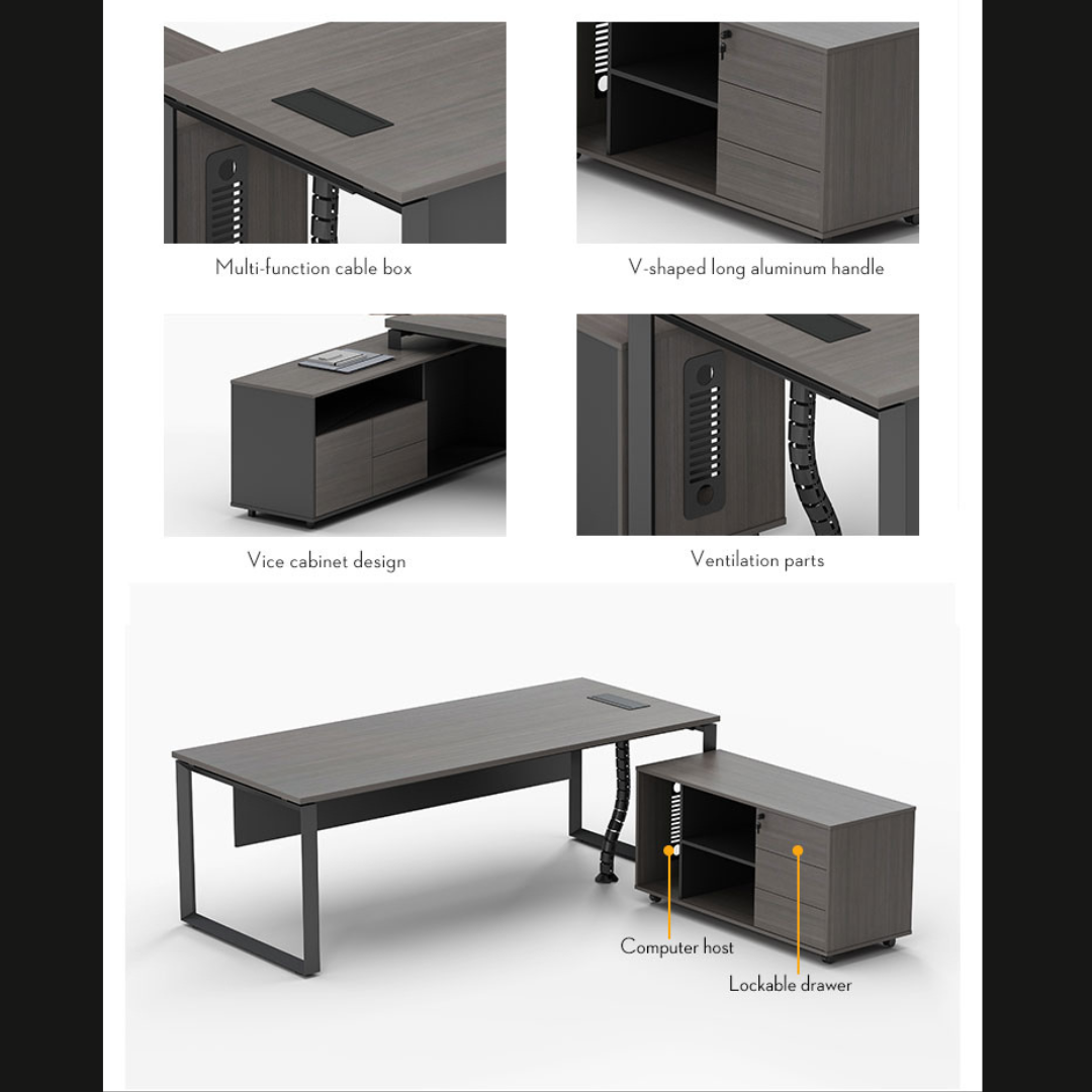 Shaped Managers Table