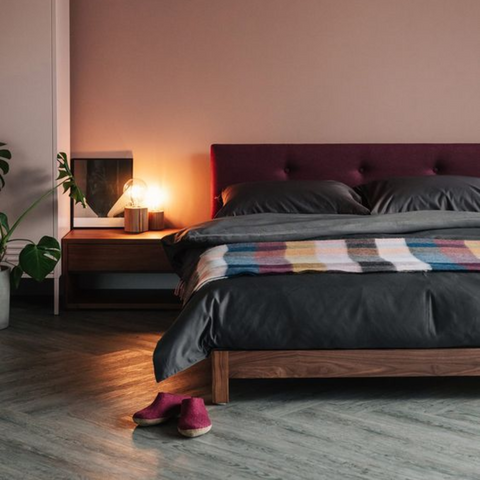 Lona Low Bed with Side Tables