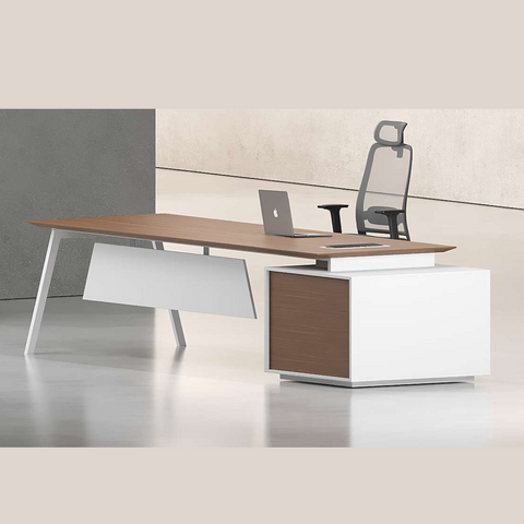 Orange Executive Desk