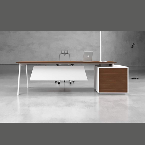 Orange Executive Desk