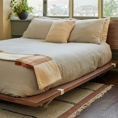 Wood Plank Bed set