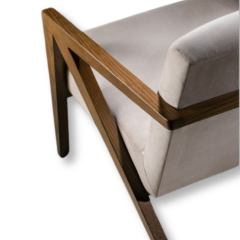 Angular Accent Chair