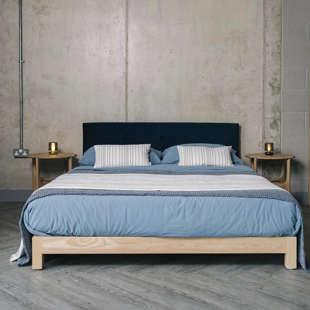 Lona Low Bed with Side Tables