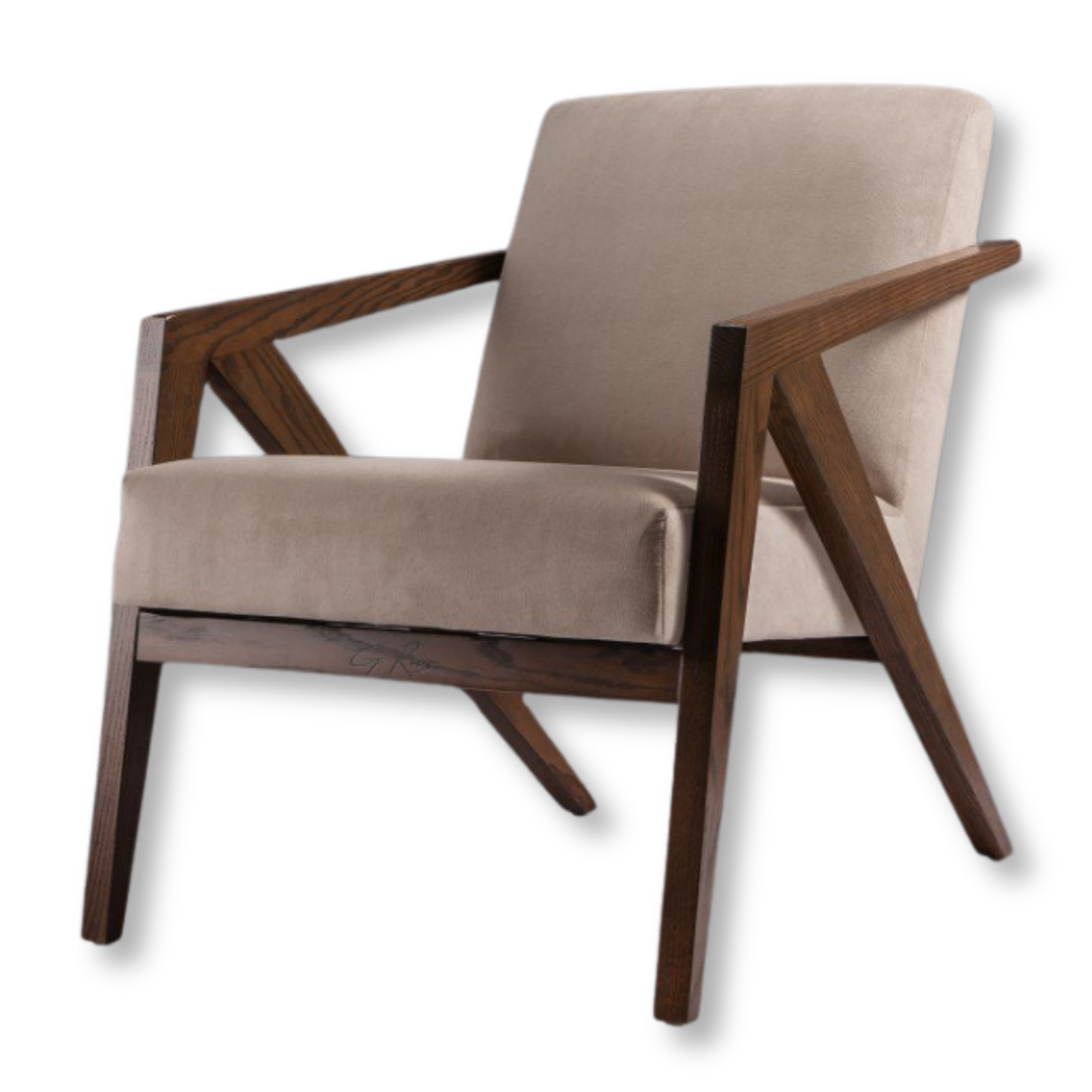 Angular Accent Chair