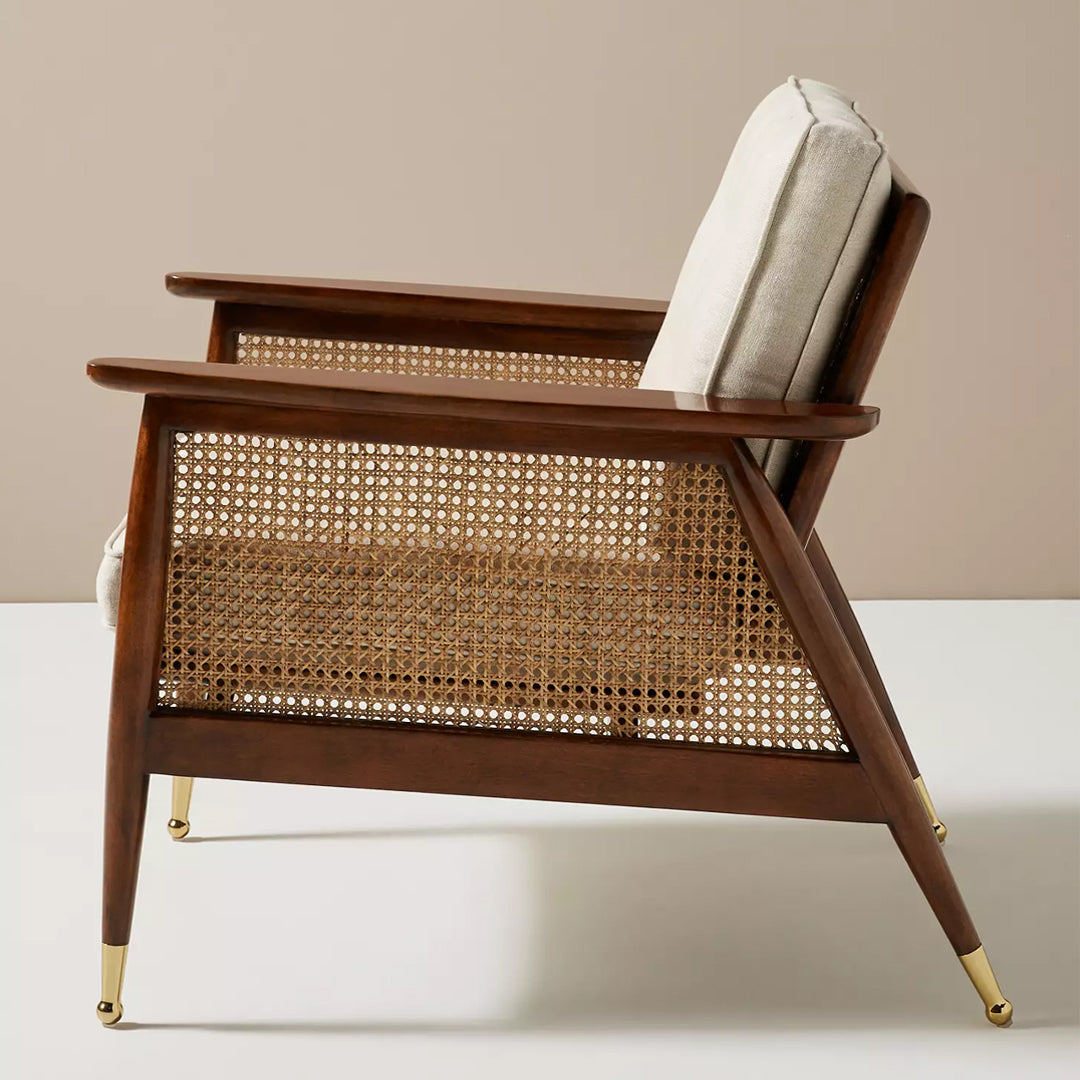 Caned Accent Chair