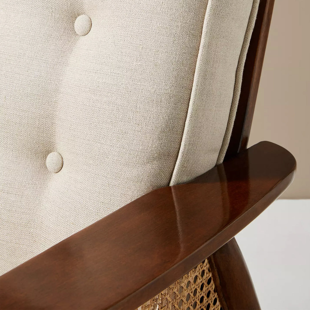 Caned Accent Chair