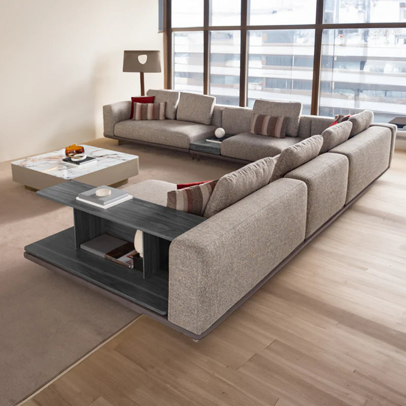 Oslo Luxe Modular Sofa in a contemporary living room setup, with sleek design and customisable layout