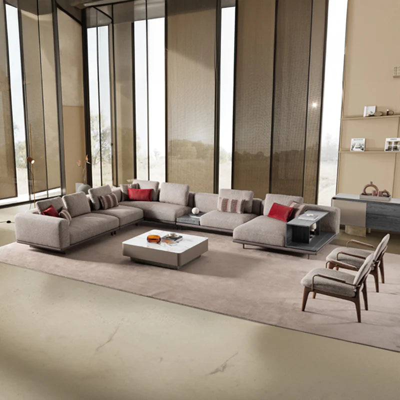 Oslo Luxe Modular Sofa in a contemporary living room setup, with sleek design and customisable layout