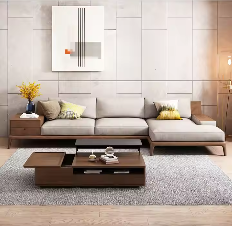 Wooden Plank Sofa