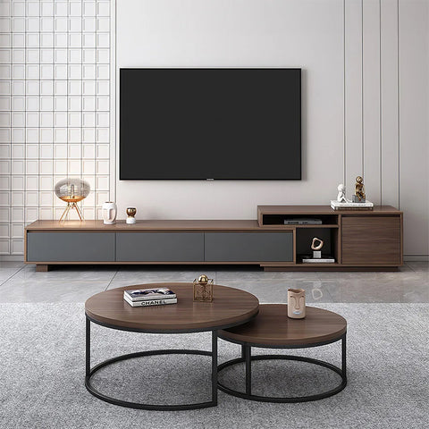 Walnut Media Console